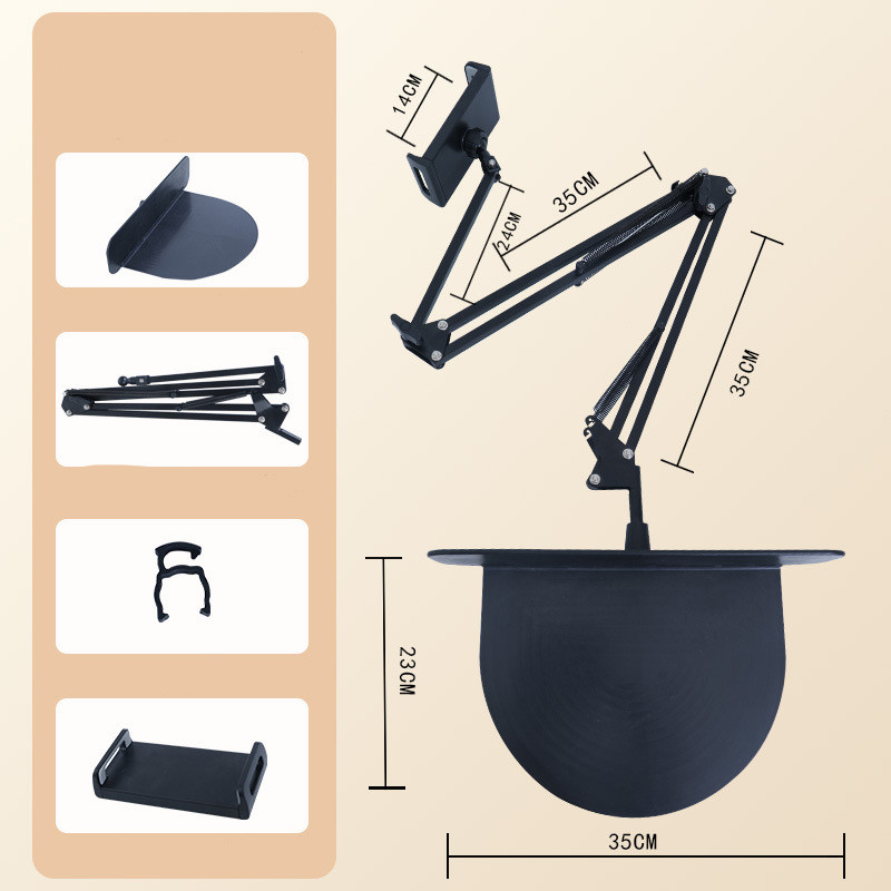 Close-up of Retractable Bed Phone Holder