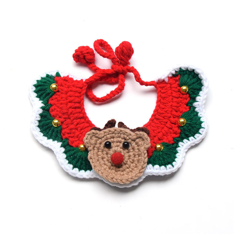 Knitted New Year Harness Scarf