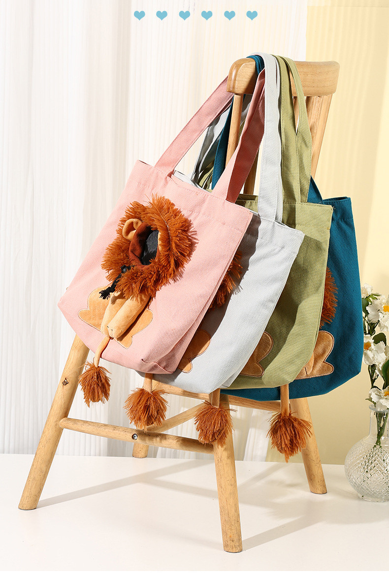Soft Pet Carrier Lion Design - Interior