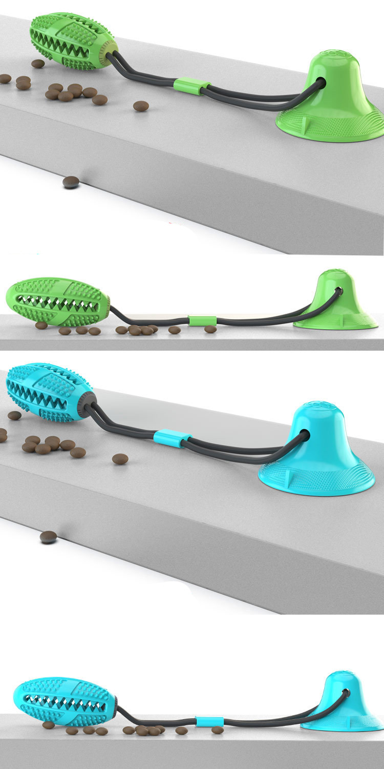 Suction Cup Dog Toy attached to surface