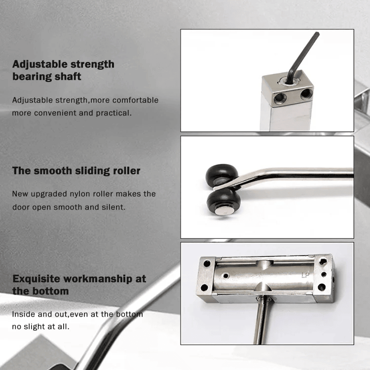 Silent Spring Door Closer installed on door