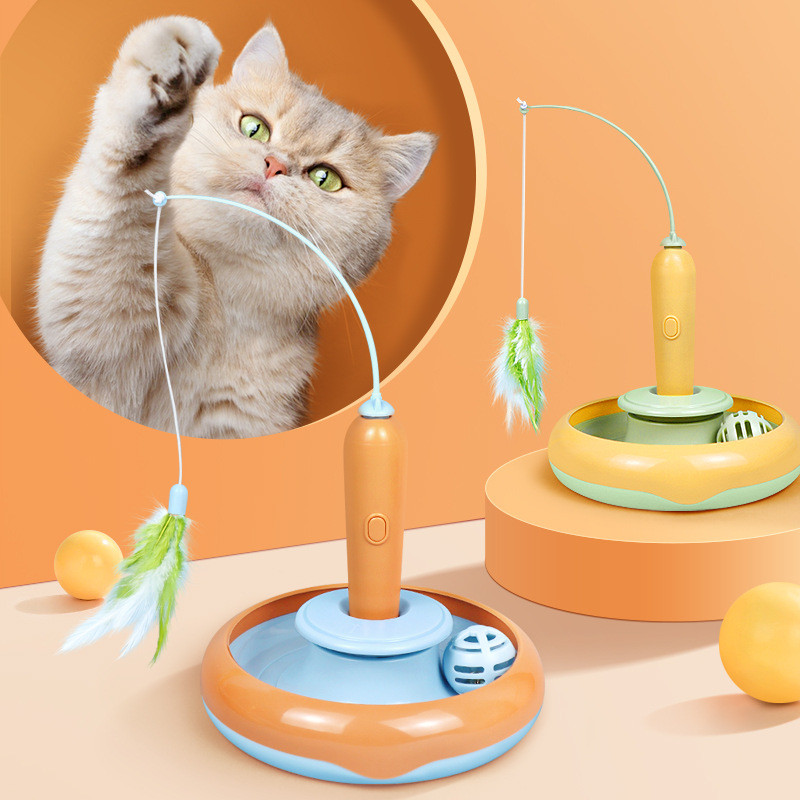 Interactive Carrot Cat Toy