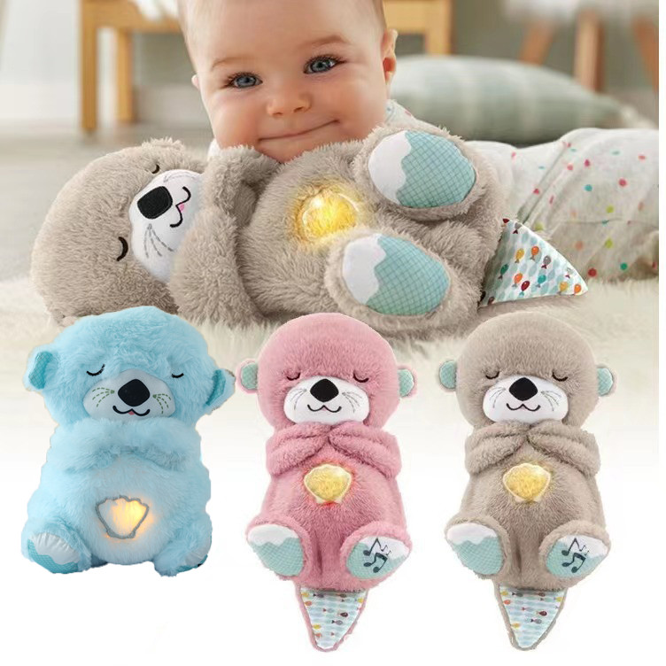 Plush Stuffed Otter Doll Image 2