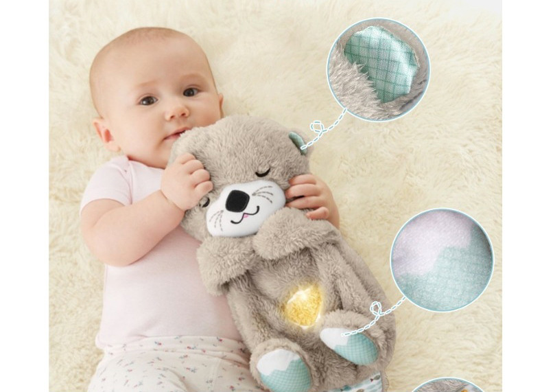 Plush Stuffed Otter Doll Image 4