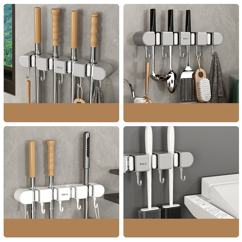 Mop and Broom Holder Image 3