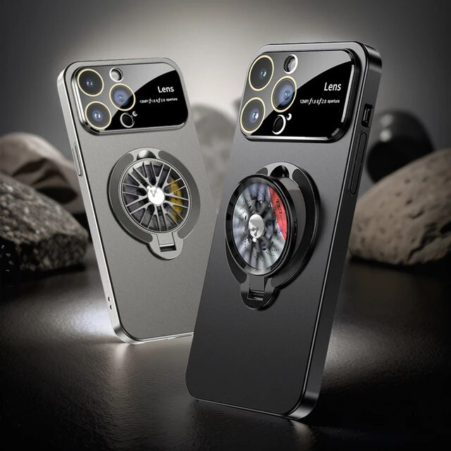 Rotation Gyroscope Phone Case Front View
