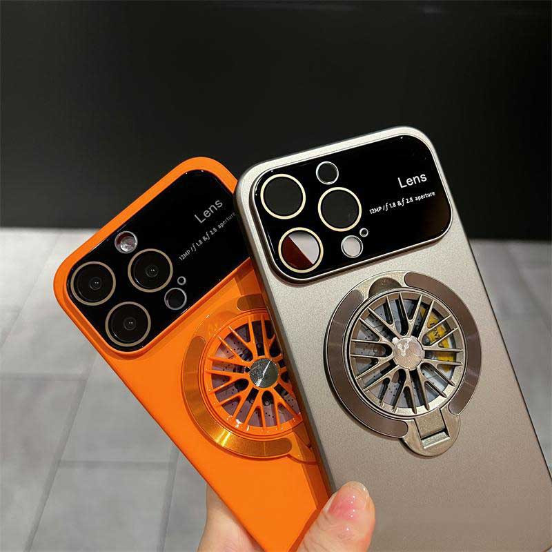 Rotation Gyroscope Phone Case Charging Feature