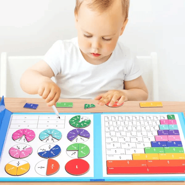 Montessori Magnetic Book Fraction Puzzle Image 5