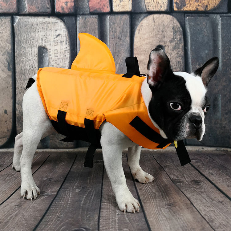 Shark Dog Life Vest front view