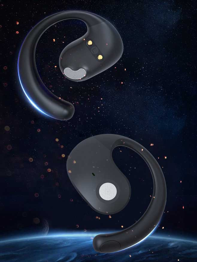 Earphones Close-up
