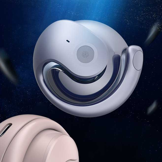 Bluetooth Earphones in Use